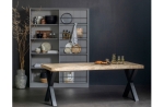 Woood Combi-tablo: Mango Visgraat 200x90 & Alkmaar Poot