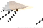 Woood Combi-tablo: Mango Visgraat 180x90cm & 2-standen Poot