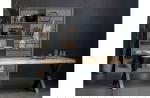 Woood Combi-tablo: Mango Visgraat 180x90cm & Alkmaar Poot