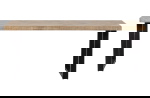 Woood Combi-tablo: Mango Visgraat 180x90cm & U-poot
