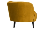 Woood Lounge Fauteuil Sara Links Velvet Oker