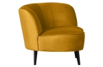 Woood Lounge Fauteuil Sara Rechts Velvet Oker