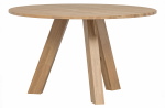 WOOOD Eettafel Rhonda Eikenhout Naturel Ø129cm