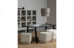 Woood Eettafel Combi-Tablo Eikenhout Zwart 200x90cm met 2-Stand Poot