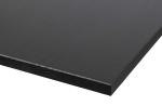 Woood Eettafel Combi-Tablo Eikenhout Zwart 200x90cm met 2-Stand Poot