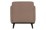 Woood Statement Fauteuil Met Arm Bouclé Nougat