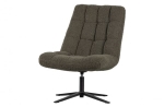 Woood Draaifauteuil Job Teddy Groen