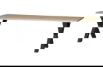 Woood Combi-tablo: Boomstam Eiken 220x90 & Alkmaar Poot