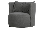 Vtwonen Explore Fauteuil Bouclé Staalgrijs