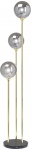 Kare Design Vloerlamp Al Capone Goud 3-Lichts