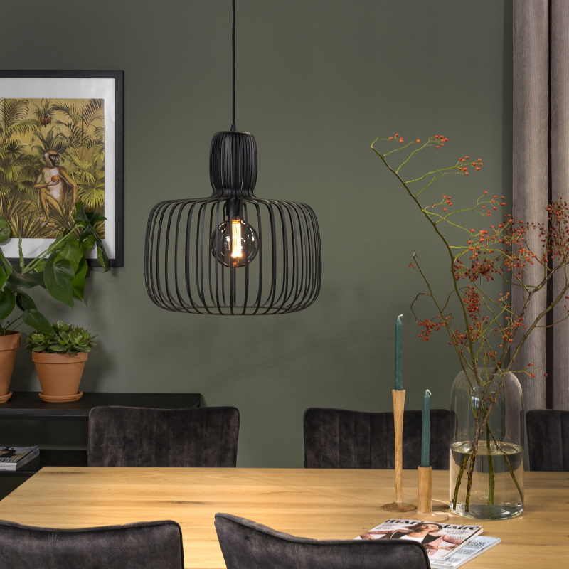 Hanglamp Po 45cm Zwart - Giga Meubel