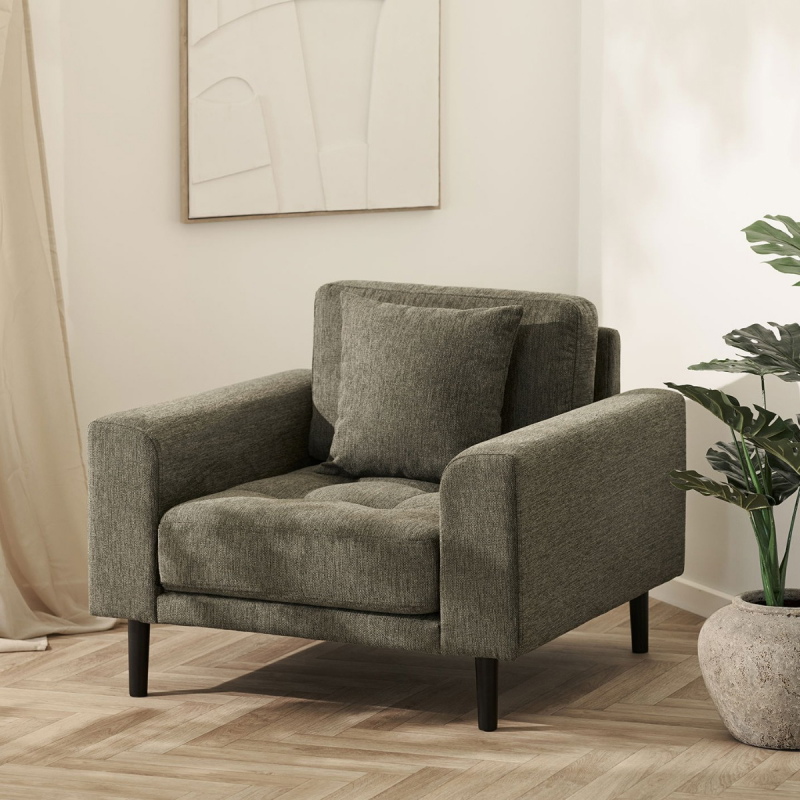House Nordic Fauteuil Lido Olijfgroen