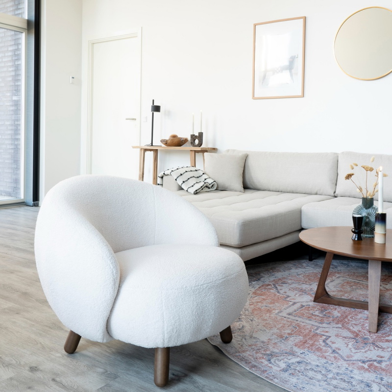 House Nordic Fauteuil Savona Wit
