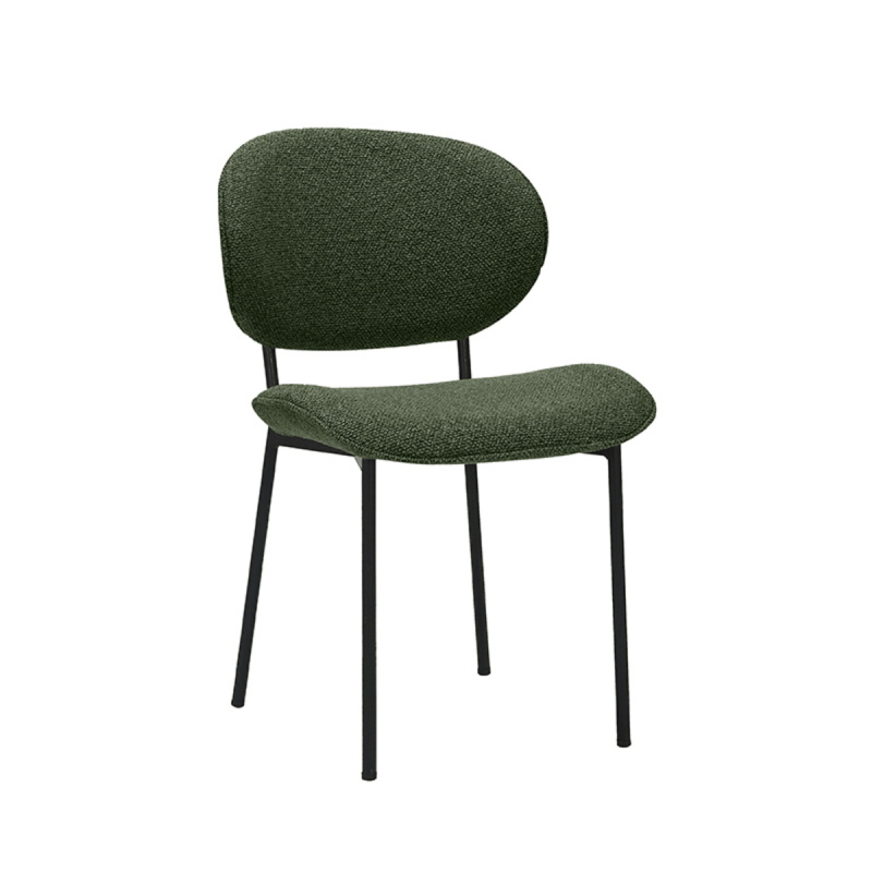 LABEL51 Eetkamerstoel Senn Bouclé Forest