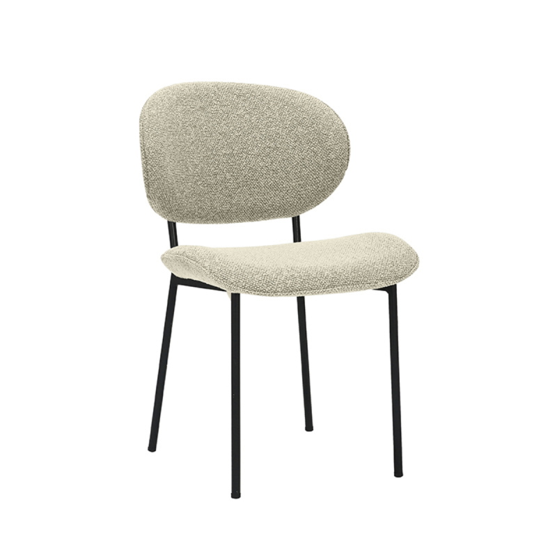 LABEL51 Eetkamerstoel Senn Bouclé Naturel
