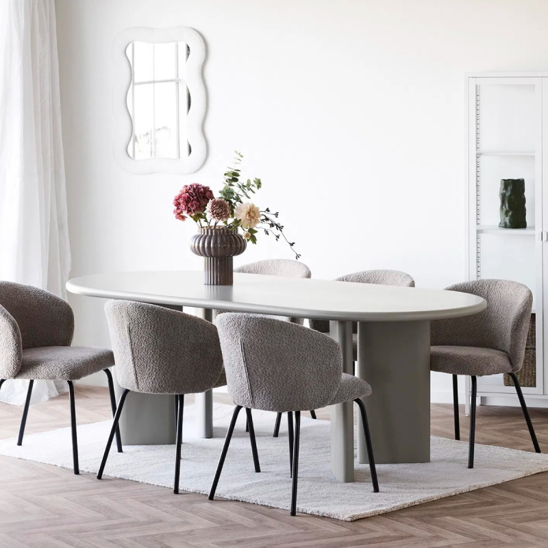 House Nordic Eettafel Nagano MDF Zand 220cm