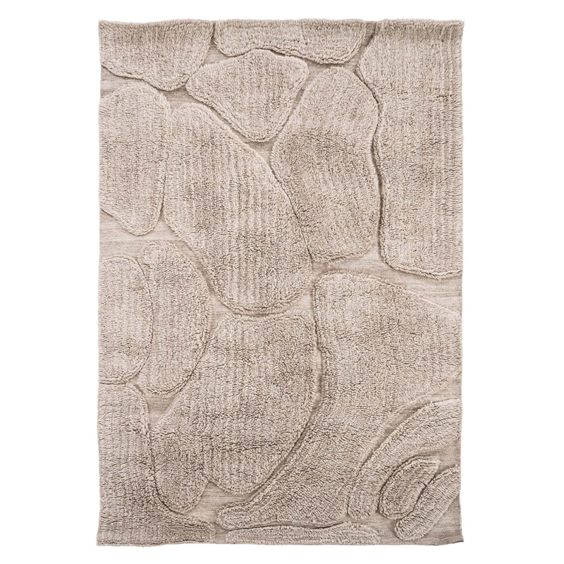 By-Boo Vloerkleed Kala Wol Taupe 160x230cm