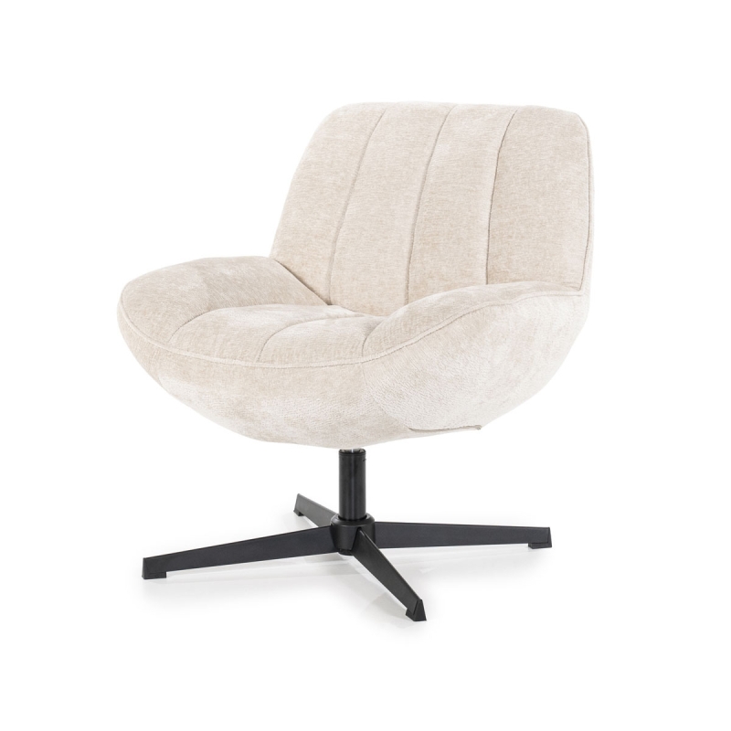 By-Boo Fauteuil Derby Draaibaar Beige