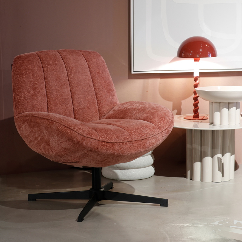 By-Boo Fauteuil Derby Draaibaar Roze