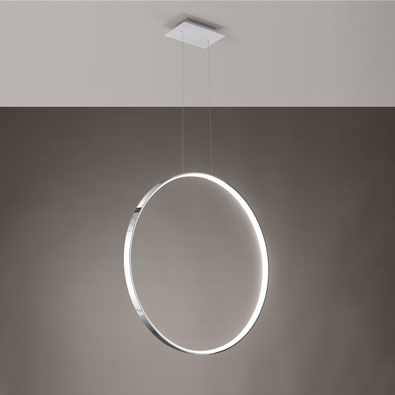 Hanglamp Rio Chrome 4000K Ø78cm - Giga Meubel