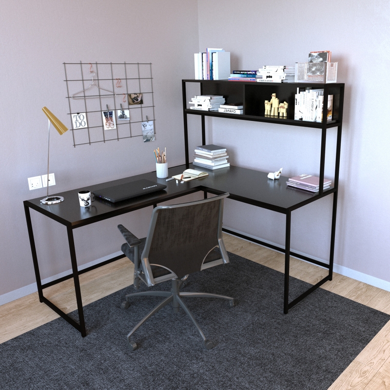 Bureau Tasarim Melamine Zwart