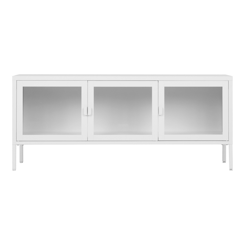 House Nordic Tv-Meubel Brisbane Staal Wit 130cm