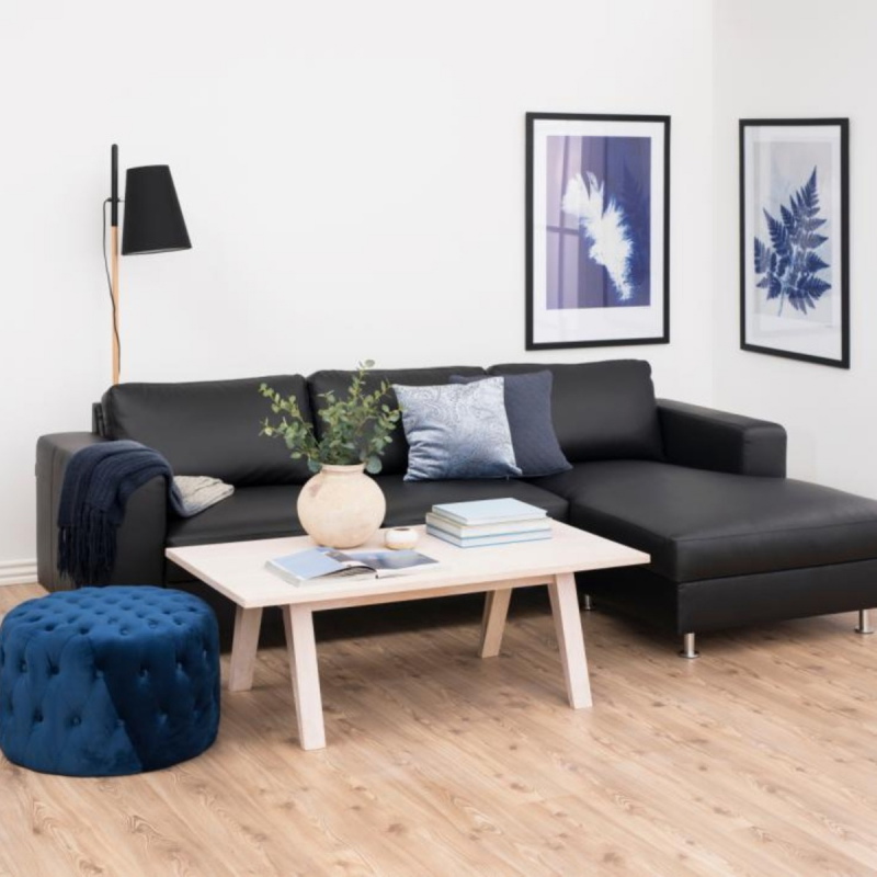 Salontafel Annie Eikenfineer Wit 130cm - Giga Living