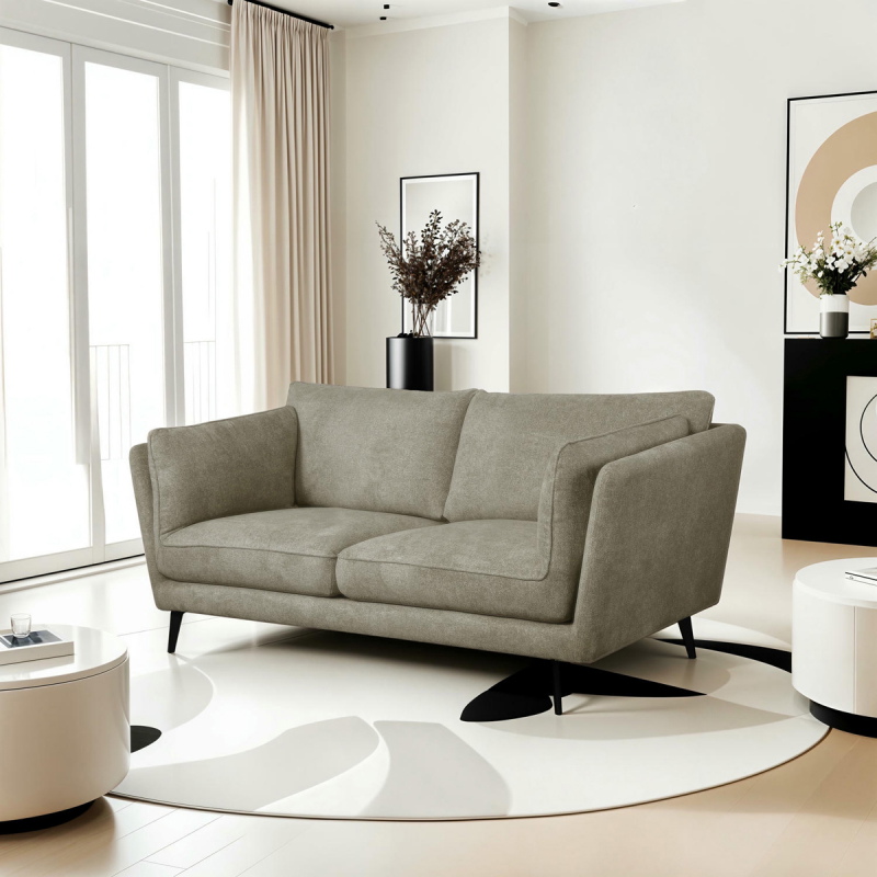 Bank Bari 2-Zits Beige - Giga Meubel