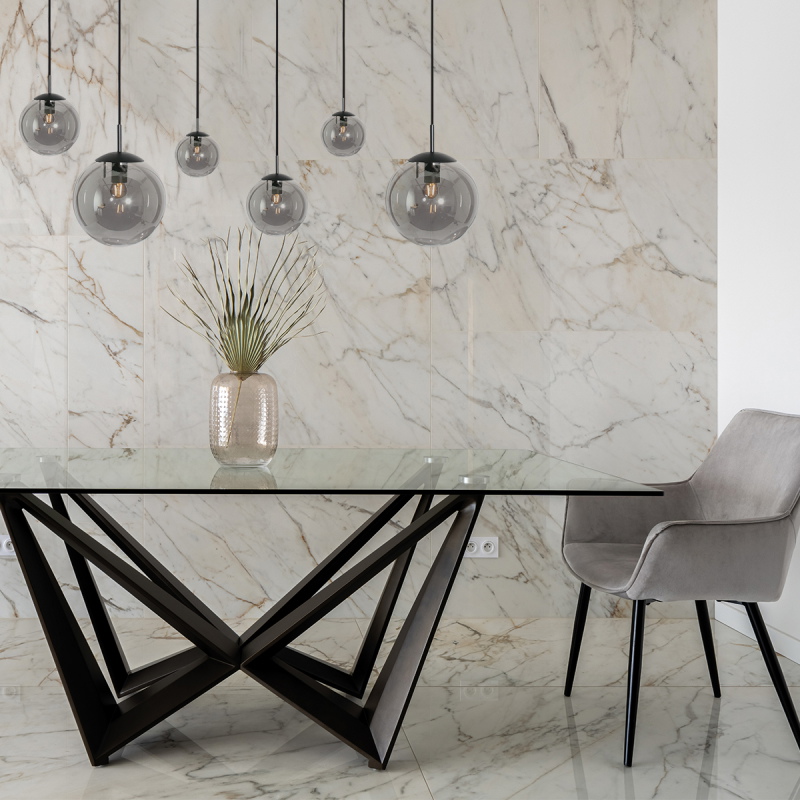 Steinhauer Hanglamp Bollique 6-Lichts Zwart