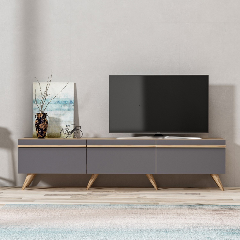 Tv-meubel Amsterdam Antraciet 180cm