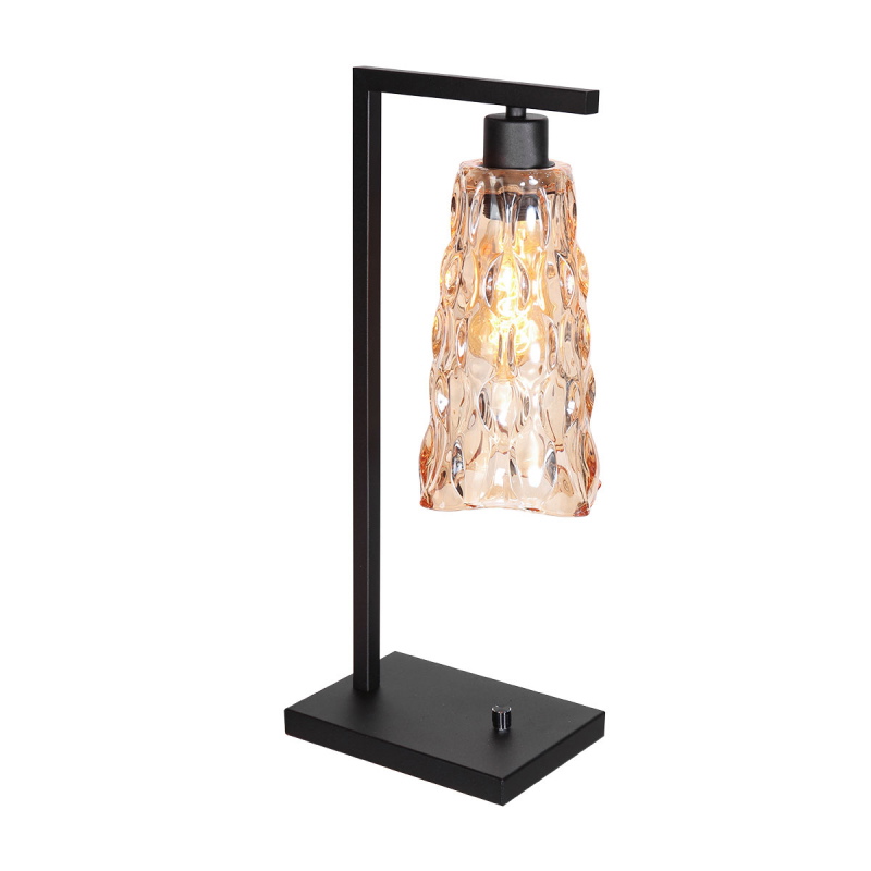 Steinhauer Tafellamp Vidrio 1-Lichts Amber Glas