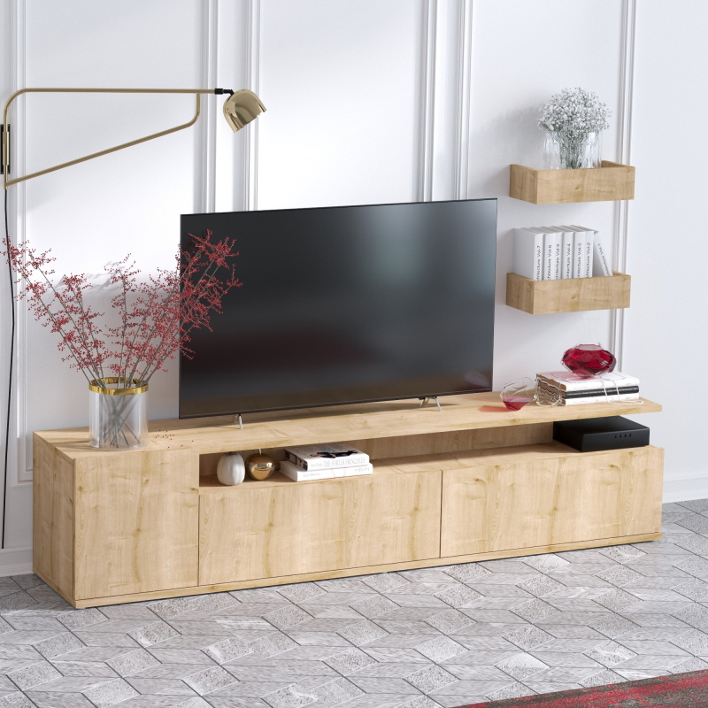 Tv-meubel Alika Naturel 180cm