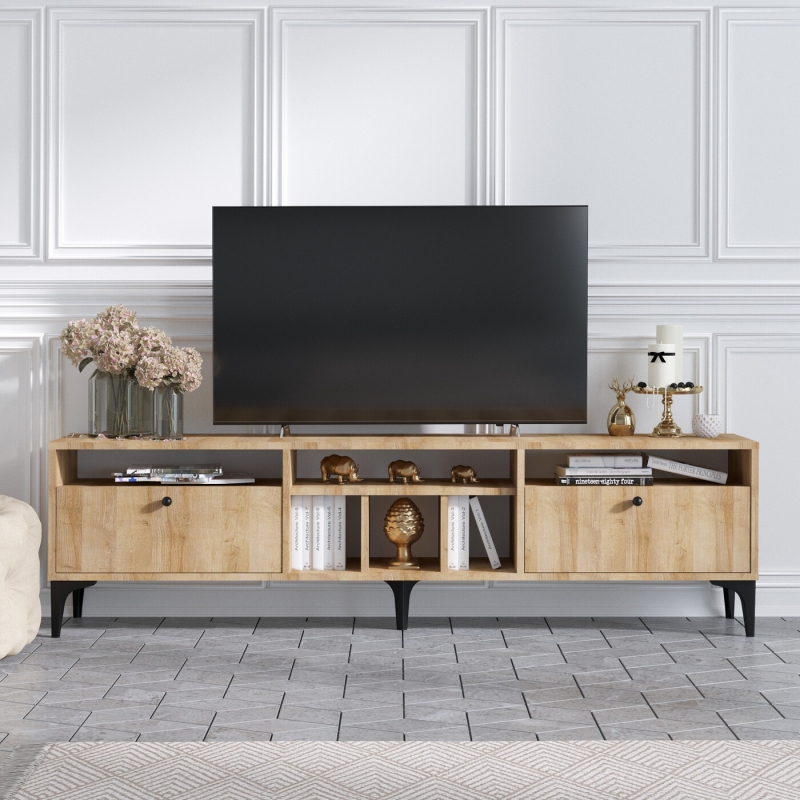 Tv-Meubel Robb Melamine Eiken