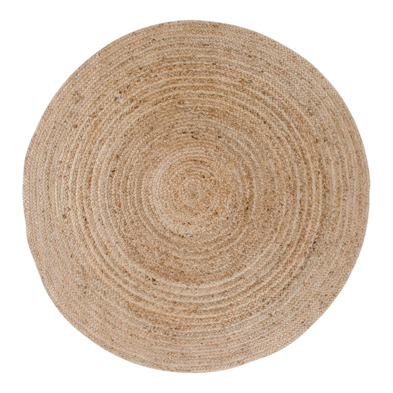 House Nordic Vloerkleed Bombay Jute Naturel Ø180cm