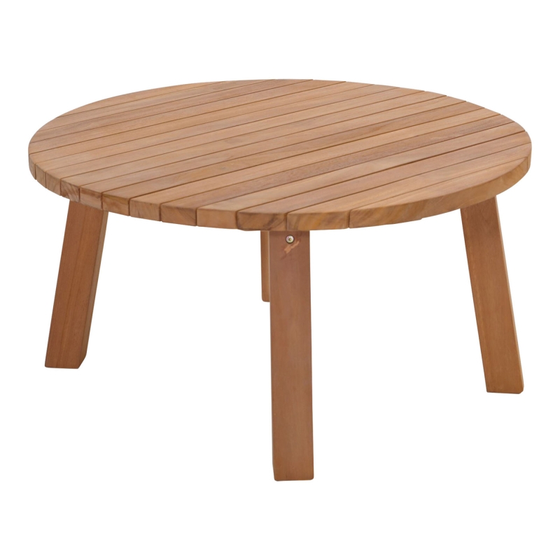 Lesli Living Lounge Table Teak Ø80x40cm