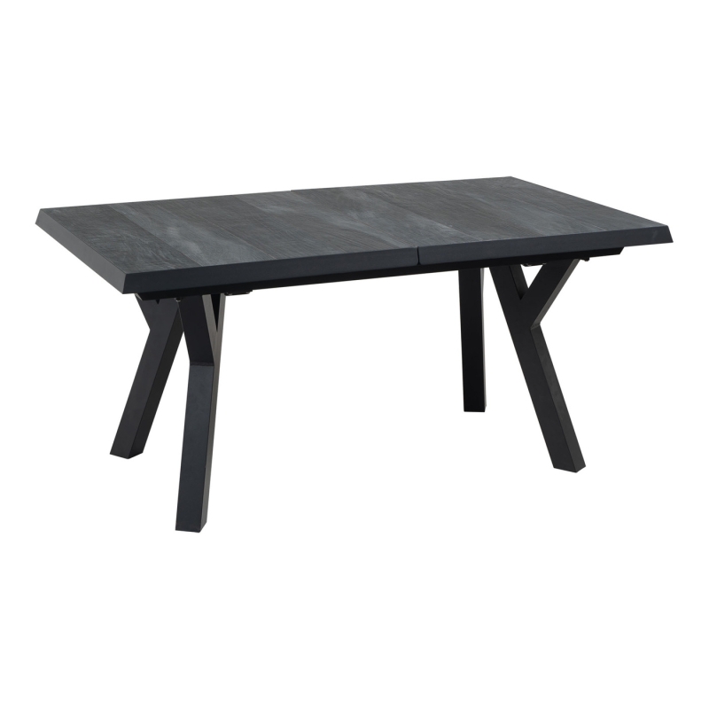 Lesli Living Uitschuifbare Tuintafel Castilla 2.0 Negro Exclusive 163/203x93cm