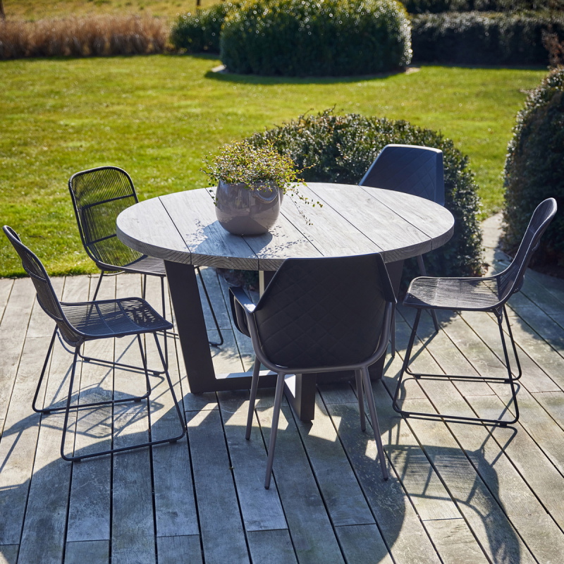 Rivièra Maison Tuintafel Bondi Beach Grijs Ø140cm