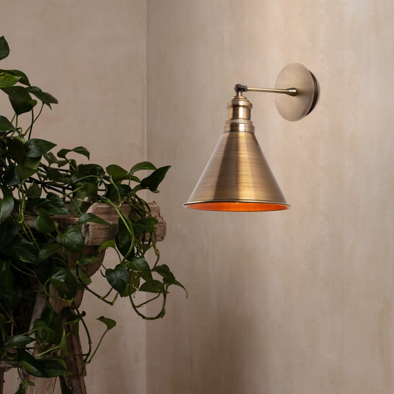 Wandlamp Berceste Long Metaal Goud