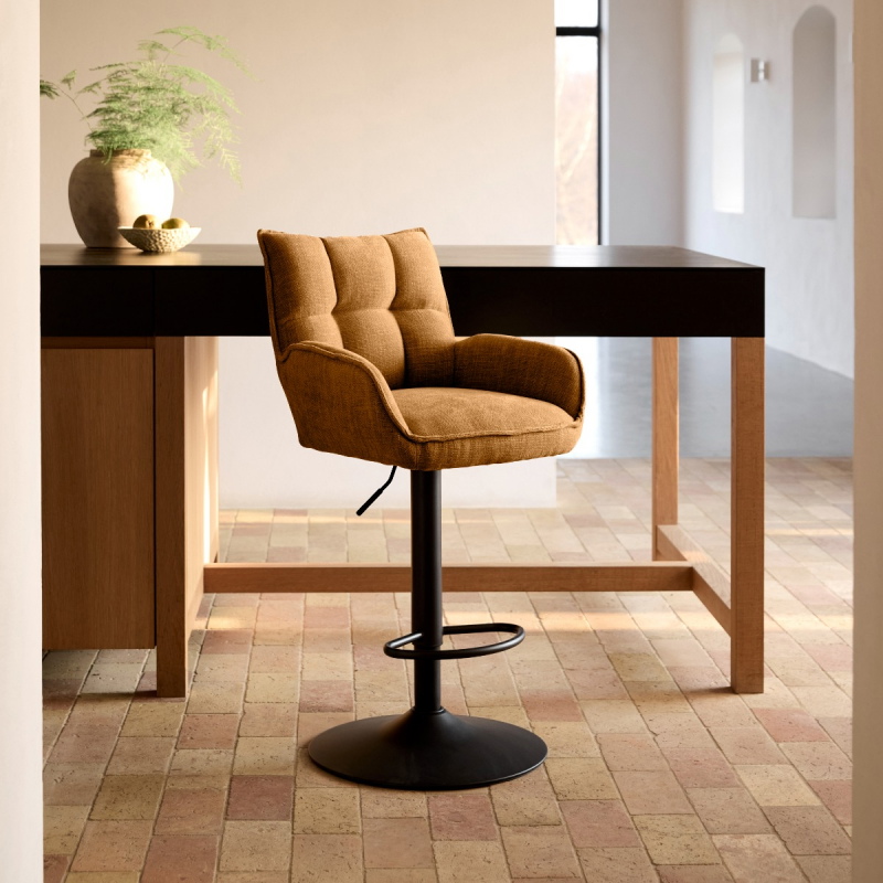 Barstoel Marilla Roest - Giga Living