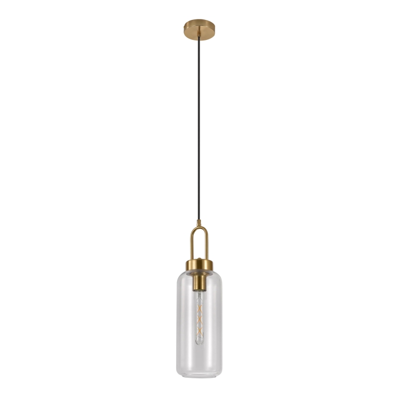 House Nordic Hanglamp Luton Cilinder Brass