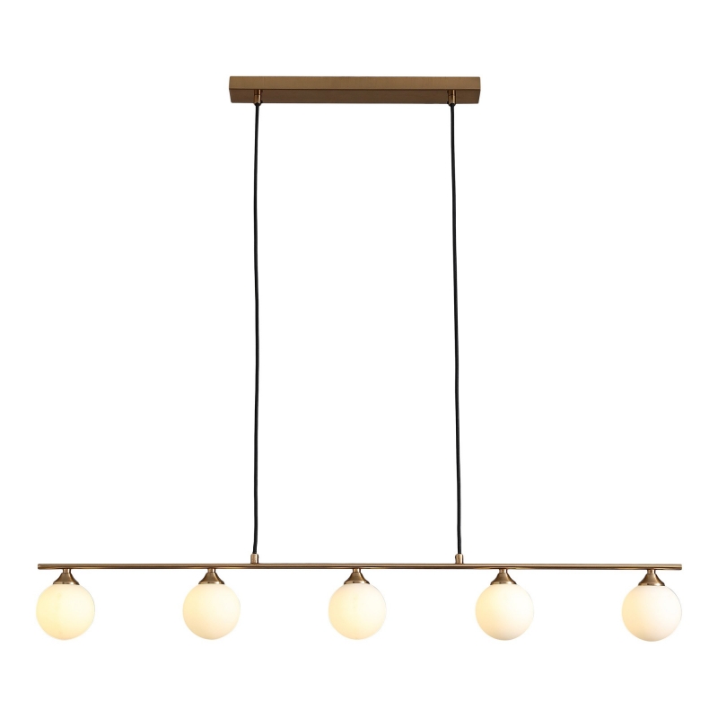 House Nordic Hanglamp Halifax Messing 150cm