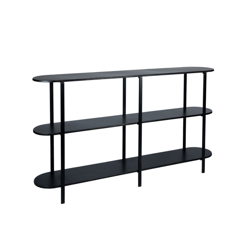 PTMD Sidetable Sophisticated Metal Zwart