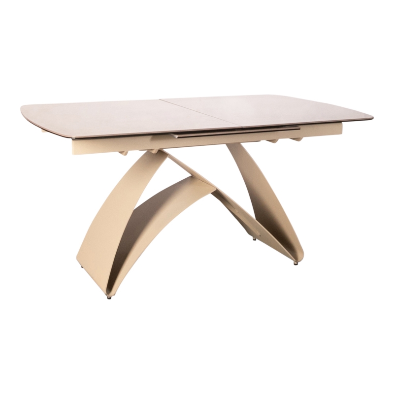 PTMD Eettafel Shiva Grijs/Beige Keramiek Uitschuifbaar