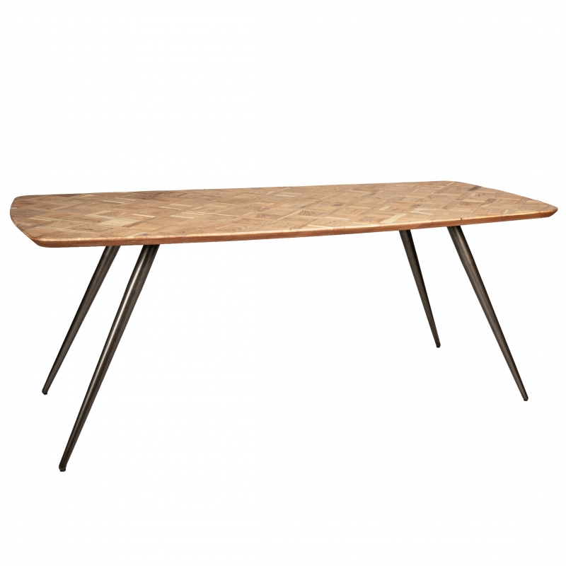 PTMD Eettafel Fieron Deens Ovaal Acaciahout Naturel 200cm