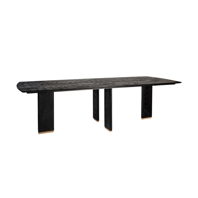 PTMD Eettafel Liber Zwart Mangohout 240cm