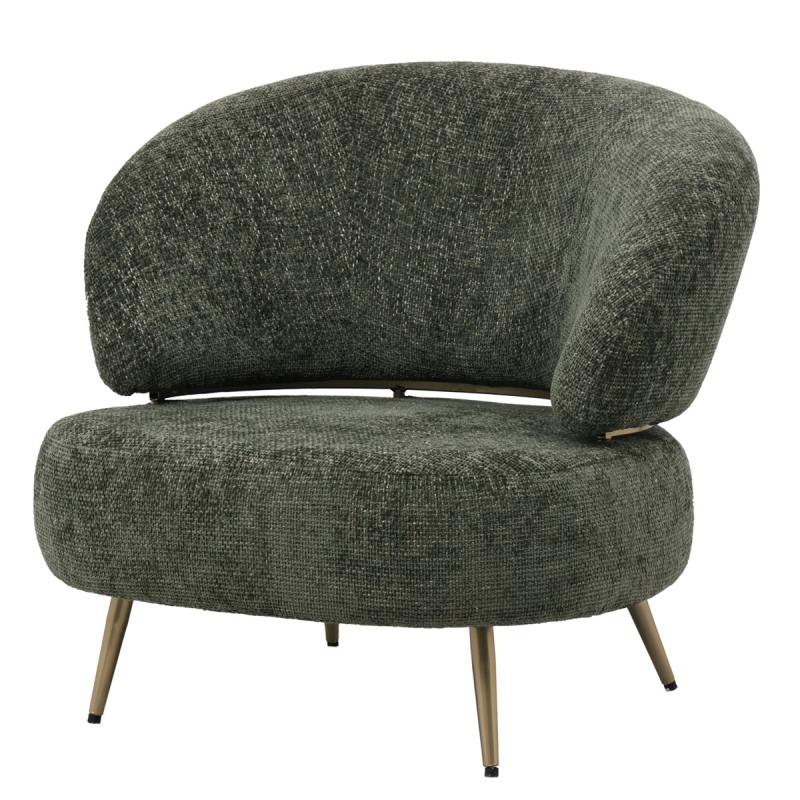 PTMD Fauteuil Franklyn Olijfgroen