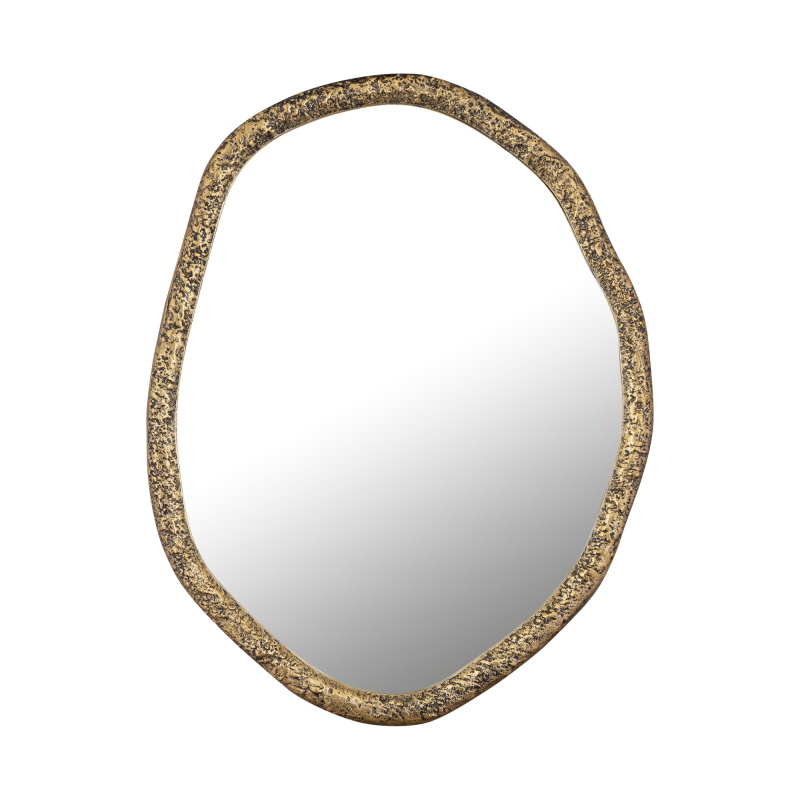 PTMD Spiegel Paislie Brass Organisch Rond
