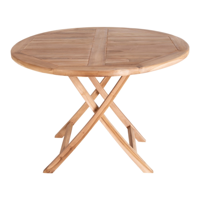 House Nordic Eettafel Oviedo Teakhout Rond Ø100cm