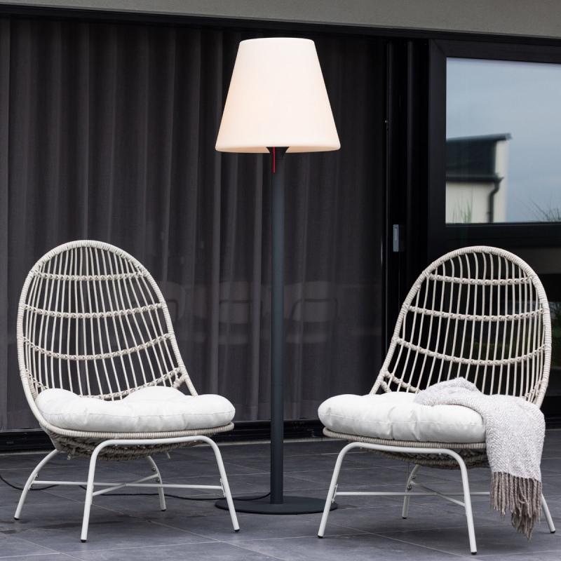 Fjôrd Buiten Vloerlamp Moris Ø50x187cm Zwart/Wit