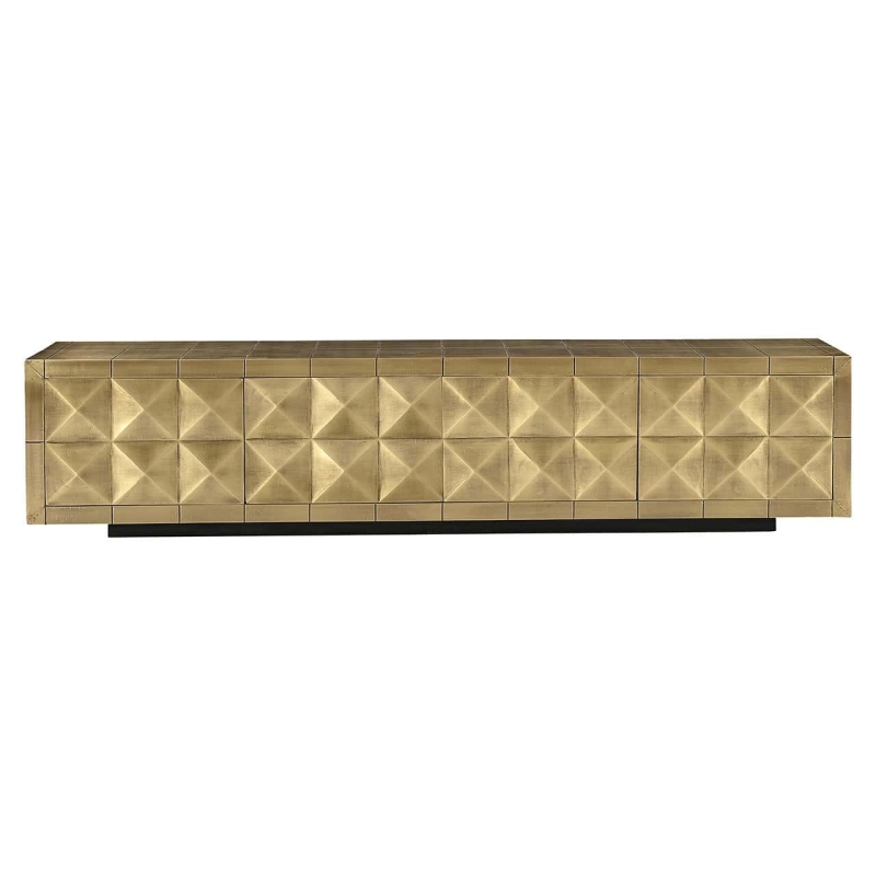 Richmond Tv-Meubel Collada 4-Deurs Brushed Goud